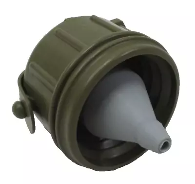 NOS USGI MILITARY GAS MASK 1 Or 2 QUART CANTEEN CAP NBC PORT OD GREEN WATER LID • £9.16