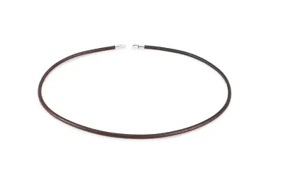 TROLLBEADS - Leather Necklace Brown - 17.7  Length • $35