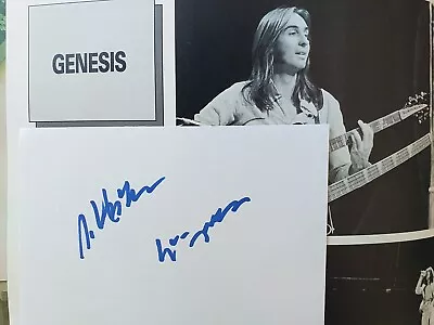 £28 • Buy STEVE HACKETT  GENESIS GUITARIST Signed Card  Clear  Ink Signature 