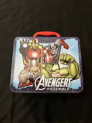 Marvel Avengers Assemble Metal Tin Collectible Lunch Box • $4.85