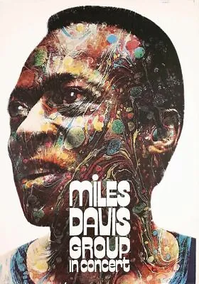 Miles Davis A - Concert VINTAGE BAND POSTERS Song Rock Travel Old Advert #ob • £4.09