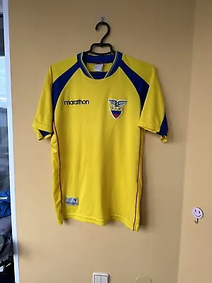 ECUADOR 2002/2003 World Cup FOOTBALL SHIRT JERSEY MARATHON SIZE S • $25