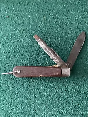 Vintage KLEIN TOOLS Electricians 2-Blade Pocket Knife • $8