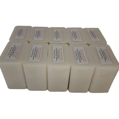 10 Lb EXTRA HARD WHITE Melt And Pour Soap All Natural Bulk Long Lasting NO SWEAT • $82.50