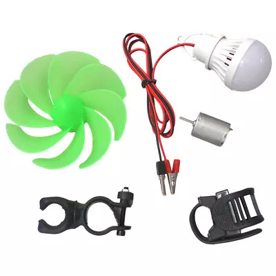 Micro Wind Turbines Generator DC With Power Motor Small Blades DIY LED Kit USA • $15.99