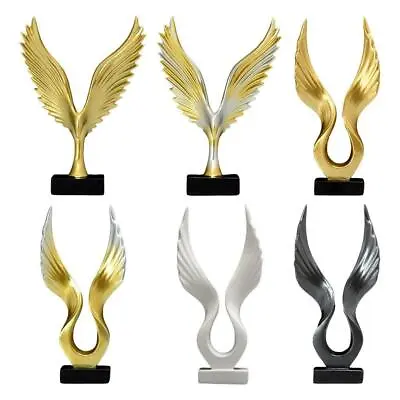 Eagle/Angel Wings Statue Sculpture Resin Figurine Ornament For Home Office • £6.02
