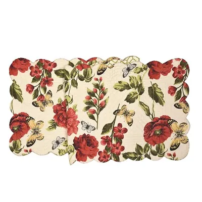 $29.95 • Buy C & F  Nina Floral Quilted Table Runner  ~  14  X 51    ~~FREE SHIPPING~~  NEW