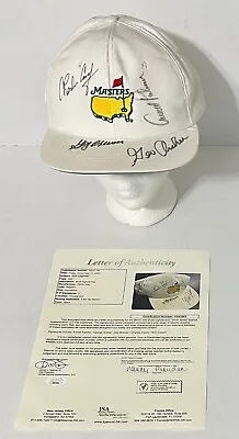 Signed Augusta Masters Golf Hat Palmer Archer Brewer Coody Casper JSA Certified • $676.69