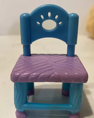 DORA THE EXPLORER Talking Dollhouse BLUE CHAIR For DINING KITCHEN TABLE • $3