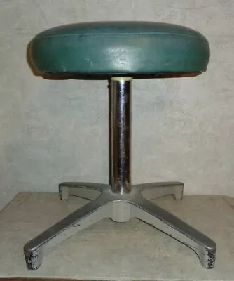 Vintage Industrial Drafting Hamilton Stool Chair Steampunk Adjustable Seat (NO C • $86.99