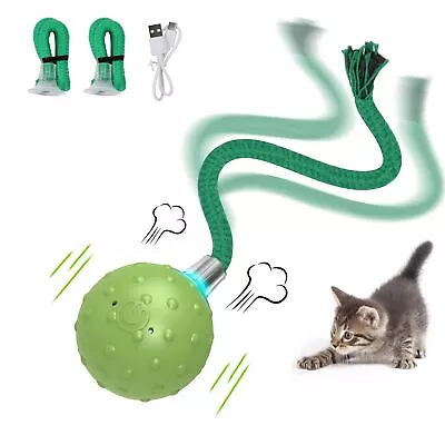 Interactive Cat Ball ToyMotion Activated Automatic Moving Ball Toy With Long... • $30.38