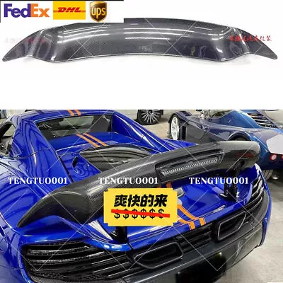 Fit For Mclaren Mp4-12c 650s Vor Style Real Carbon Fiber Rear Trunk Spoiler Wing • $845