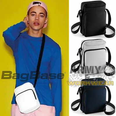 £9.54 • Buy BagBase Across-Body Bag Shoulder Strap Messenger IPad Mini Tablet Zip Pocket