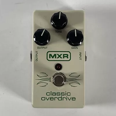 MXR Dunlop M-66 Classic Overdrive White Guitar Effect Pedal Tested Working • $39.57