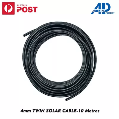10M X 4mm Twin Core Wire Boat Vehicle Battery Electrical 2 Sheath Cable • $56.95