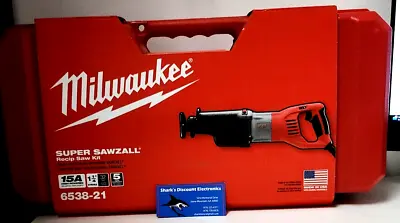 Milwaukee 6538-21 Super Sawzall Orbital Reciprocating Saw -NEW - FAST SHIPPING • $179.99