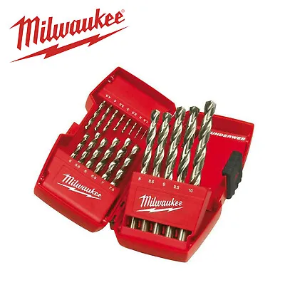 Milwaukee 4932352374 Thunderweb 19 Piece HSS-G Ground Metal Drill Bit Set • £35.74