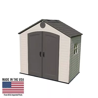 Lifetime 8x5 Storage Shed 6406 Outdoor Plastic Building • $1399.12