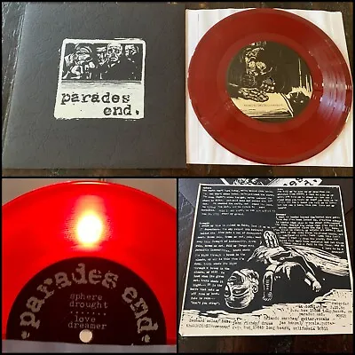 $45 • Buy PARADES END S/t 7  Maroon Vinyl 1st 520-grade Saetia I'm Gonna Stab You Le Shok