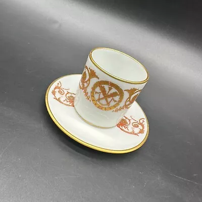 Vtg Limoges France Porcelain Fontanille Marraud Miniature Demitasse Cup Plate • $17