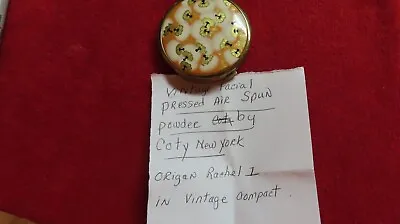 Vintage  COTY  Compact 1930s With AIRSPUN FACE POWDER Of New York • $79.05