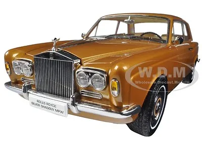$139.99 • Buy 1968 Rolls Royce Silver Shadow Bronze 1/18 Diecast Model Car By Paragon 98205