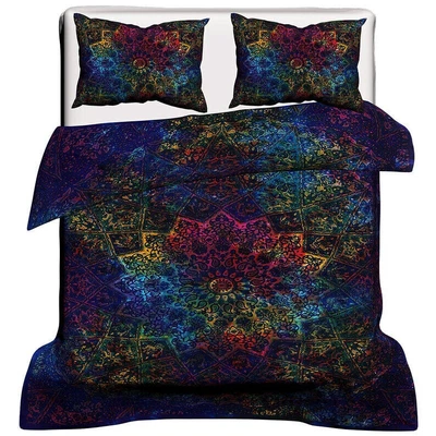 £44.27 • Buy Mandala Quilt Cover Indian Hippie Queen Size Duvet Doona Cover Boho Bedding Set