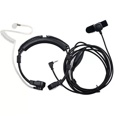 Military Tactical Throat Mic Headset Earpiece Cobra Two Way Radio PR260 PR350 • $12.90