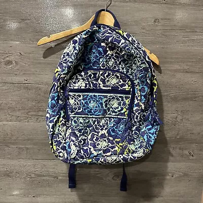 Vera Bradley Floral Indigo Pop Backpack EUC • $25