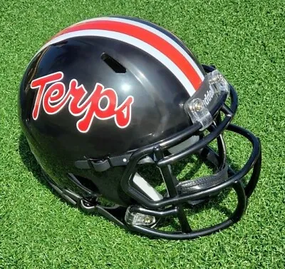 Maryland Terps Terrapins 2023 Black Mini Football Helmet Other Styles Too • $51