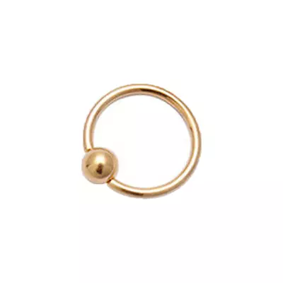 Ball Closure Ring Captive Bead Ring BCR Lip Nose Ear Septum Tragus Piercing Hoop • £1.79