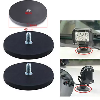 £7.14 • Buy Magnetic Base Sucker Mount Bracket LED Work Light Bar Holder For SUV Offroad