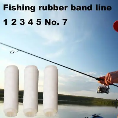 Invisible Rubber Fishing Bait Elastic Line Rubber Band Line Thread Elastic M9V6 • £3.98