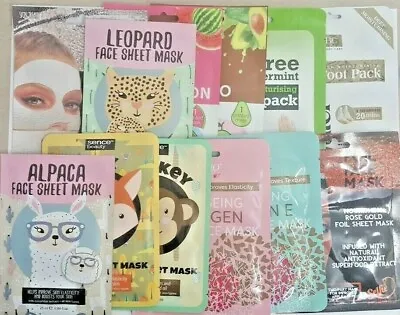  Face Sheet Mask  Hand Pack  Foot Pack - 38 Variations - Choose What You Need • £2.49