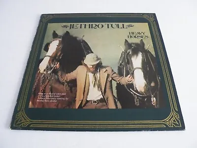 $1.23 • Buy Jethro Tull 'heavy Horses' Lp Uk Chrysalis 1978 Lyric Inner Embossed Sleeve