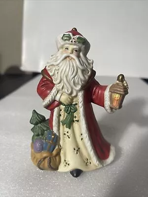 Midwest Of Cannon Falls Vintage Santa Figurine W/Lantern & Toys Old World Saints • $18