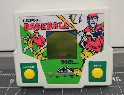 Vintage 1987 Tiger Electronic Handheld Baseball Video Game Works & Makes Sound • $19.99