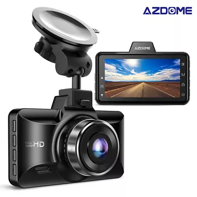 $65.99 • Buy AZDOME 1080P HD Car Dash Cam Video DVR Camera Recorder Night Vision G-sensor M01
