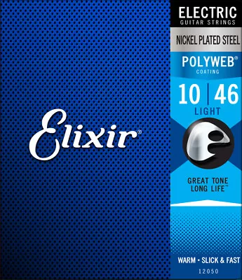 $21.95 • Buy Elixir 12050 Polyweb Electric Light 10-46 Electric Guitar Strings