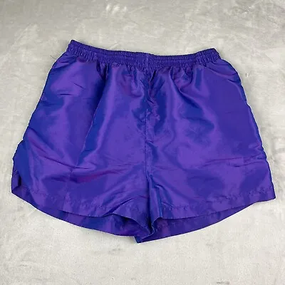 Vintage 90s Body Co Swim Shorts Mens XL Iridescent Purple Trunks Board Shorts • $9.99