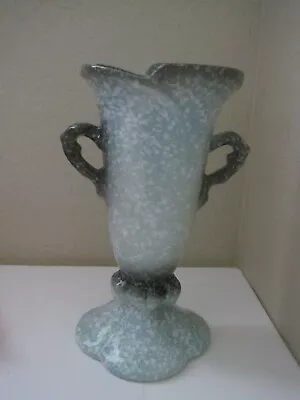 Hull Speckled Pottery Vase 11  Tall  • $24.97