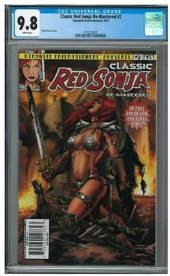 Classic Red Sonja Re-Mastered #2 (2010) Pablo Maros Dynamite CGC 9.8 HH424 • $59.95