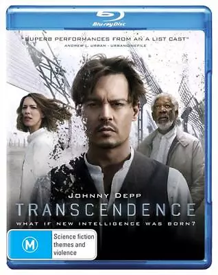 $10 • Buy Transcendence (Blu-ray, 2014) Johnny Depp Sci-Fi Region B