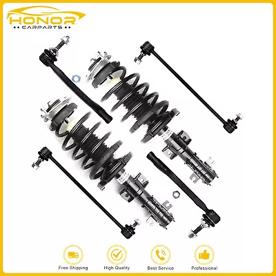 Front Struts With Coil Spring For Volvo V70 S80 S60 Sway Bar Outer Tie Rods Kit • $180.78