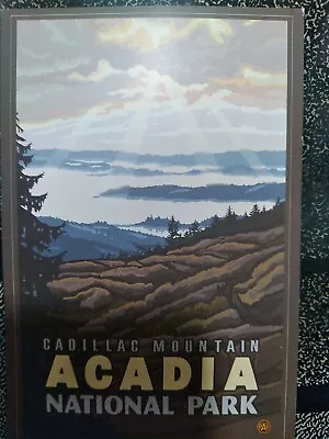 Postcard Mt. Cadillac Acadia Paul Lanquist Made From Original Art. Maine NW Art  • $15.99