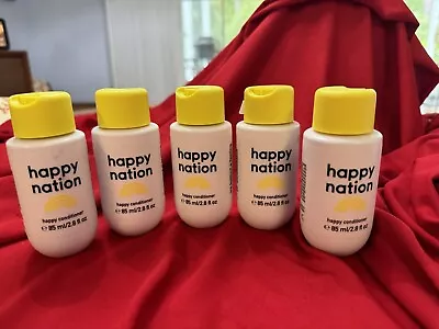 New Victoria's Secret Happy Nation Happy Conditioner 5 Bottles 2.8 Fl Oz Each !! • $9.97