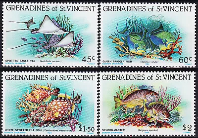 St Vincent-Gren Reef Fish 1984 MNH-5 Euro • $1.50