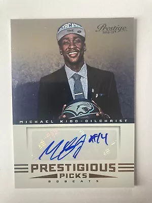 MICHAEL KIDD-GILCHRIST 2012-13 Prestige PRESTIGIOUS PICKS AUTO Bobcats • $6.99