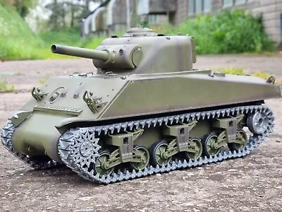 RC BB Tank 1:16 Heng Long Panzer Leopard Tiger Challenger V7 Metal PRO UPGRADE • $480.88