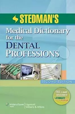 Stedman's Medical Dictionary For The Dental Professions 2nd Edition - GOOD • $51.73